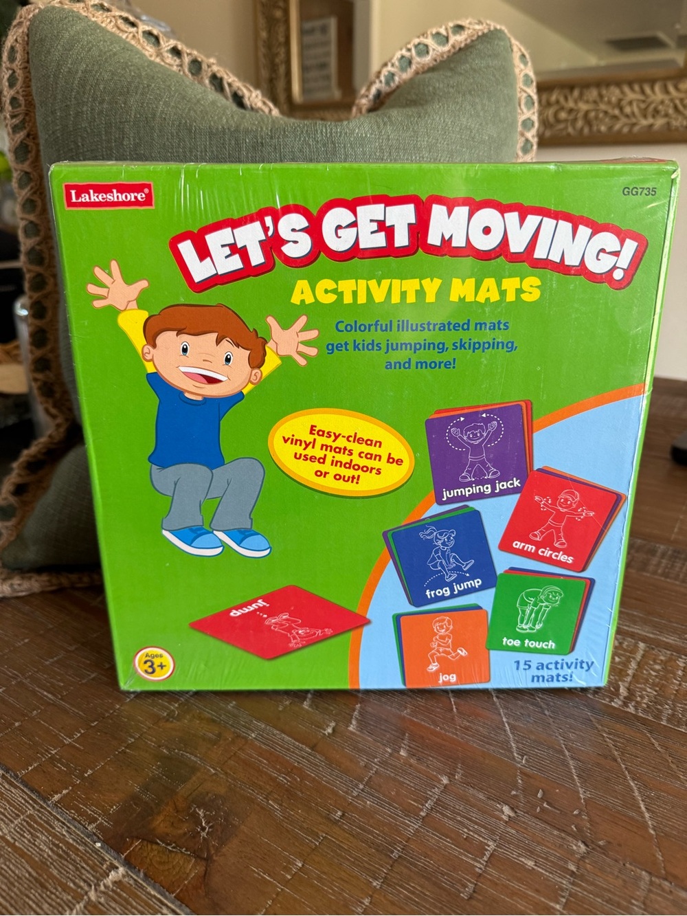 Lakeshore Let's Get Moving! Activity Mats - Green-Never opened still in plastic
